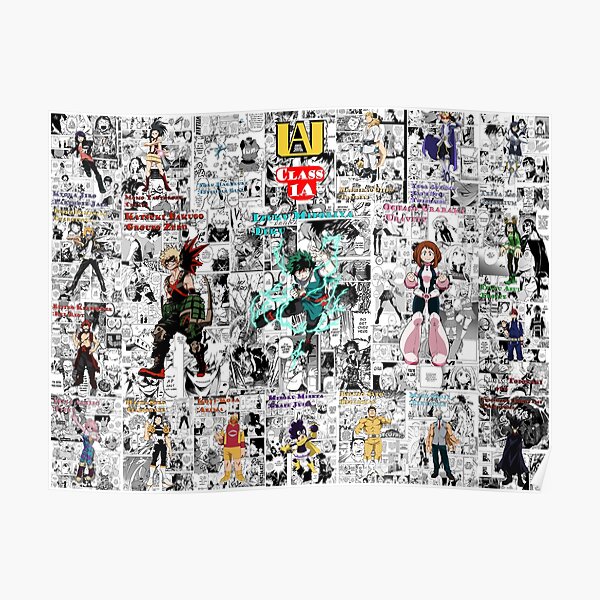 My Hero Academia Class 1A Poster Poster