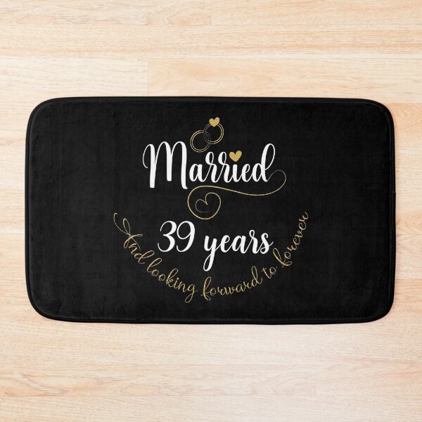 Item preview, Married 39 Years And Looking Forward To Forever Cute Couples design designed and sold by Grabitees.