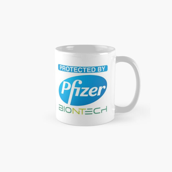 Protégé par Pfizer Biontech Mug classique
