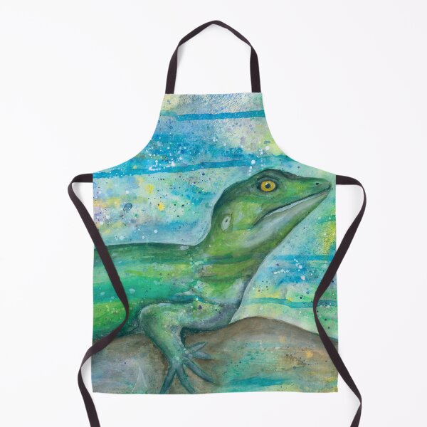 Item preview, green basilisk designed and sold by lenaliluna.