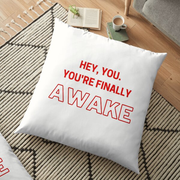 Youre Finally Awake Pillows Cushions Redbubble