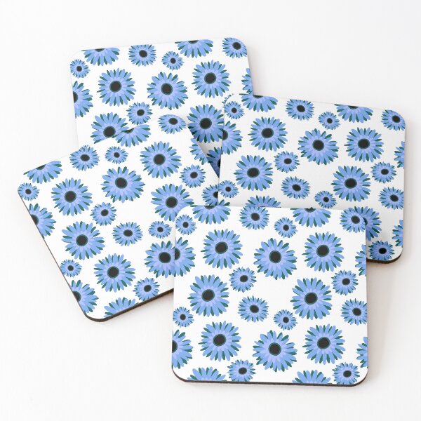 Item preview, Bright Blue Flowers Floral Pattern designed and sold by Harriet Linton.