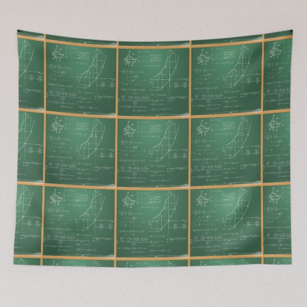 Item preview, Fun Mathematics Equations Greenboard designed and sold by MacCurious.