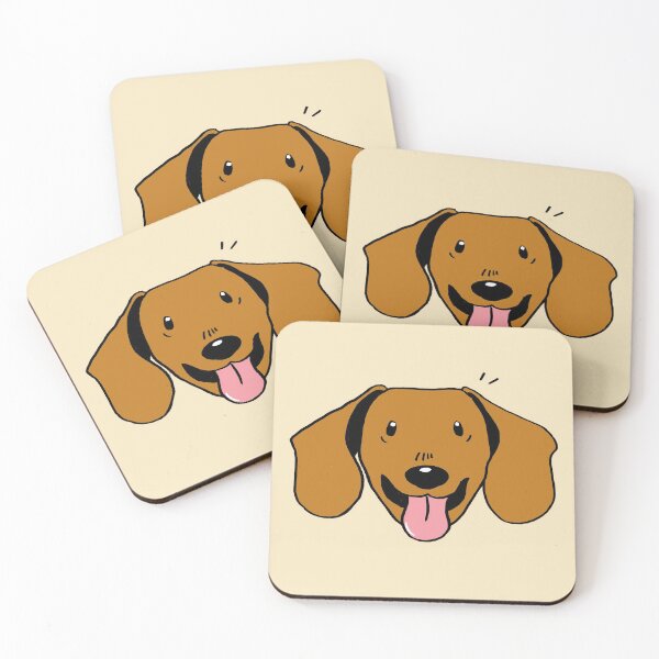 Item preview, Smooth Brown Dachshund Face designed and sold by Reiyankhairina.