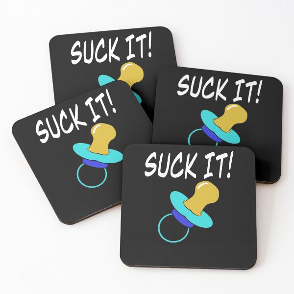 Item preview, Suck It - Blue designed and sold by BusyMonkeys.