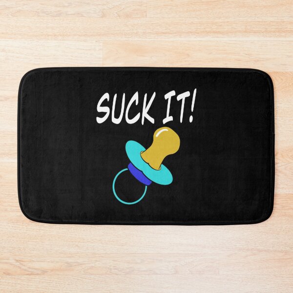 Item preview, Suck It - Blue designed and sold by BusyMonkeys.