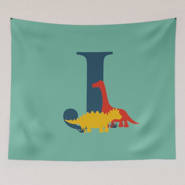 Item preview, Dinosaurs - Personalised J Name, Initial, Monogram designed and sold by CocoandDaisy.