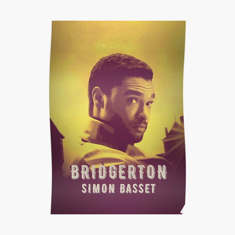 Simon Duke Bridgerton Simon Basset Netflix Fan Art Poster By Mindybubble Redbubble