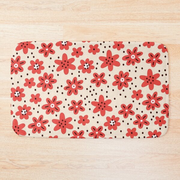 Item preview, Cute Little Red Flowers designed and sold by pugmom4.