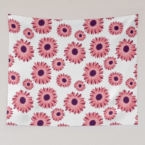 Item preview, Bright Red Flowers Floral Pattern designed and sold by Harriet Linton.