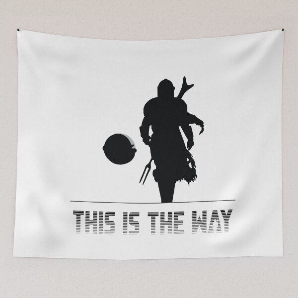 Item preview, Mando silhouette this is the way designed and sold by Zhanar.