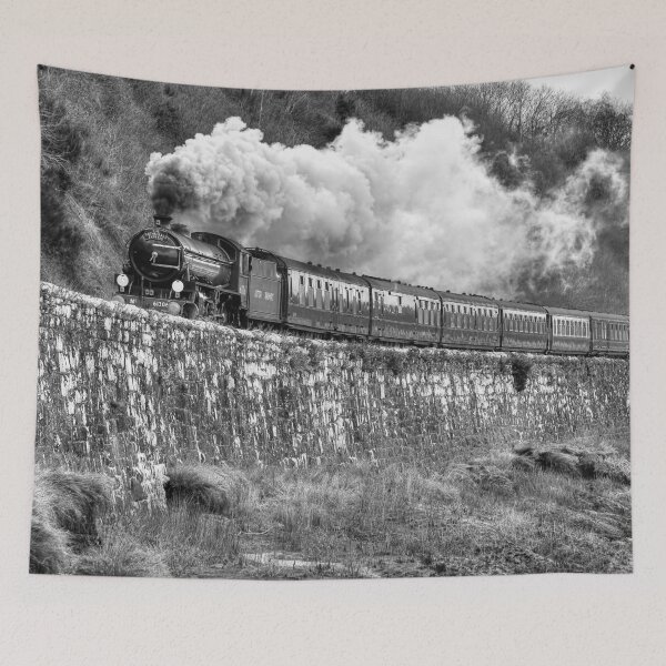 Item preview, LNER B1 Mayflower - Black and White designed and sold by Steve H Clark.
