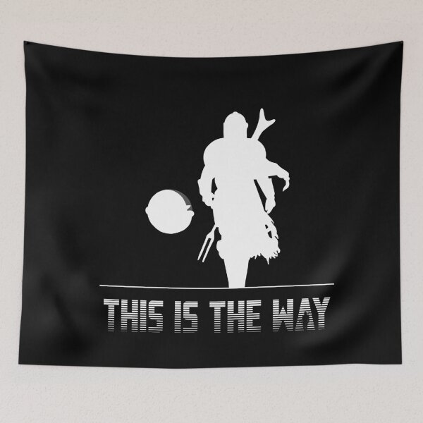 Item preview, Mando silhouette this is the way designed and sold by Zhanar.