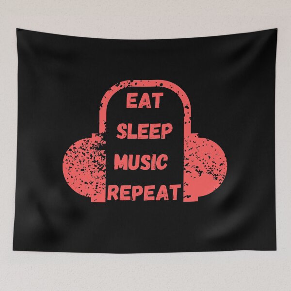 Item preview, Eat Sleep Music Repeat designed and sold by Dankio.