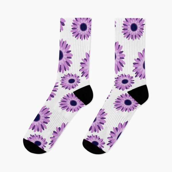 Item preview, Bright Purple Flowers Floral Pattern designed and sold by Harriet Linton.