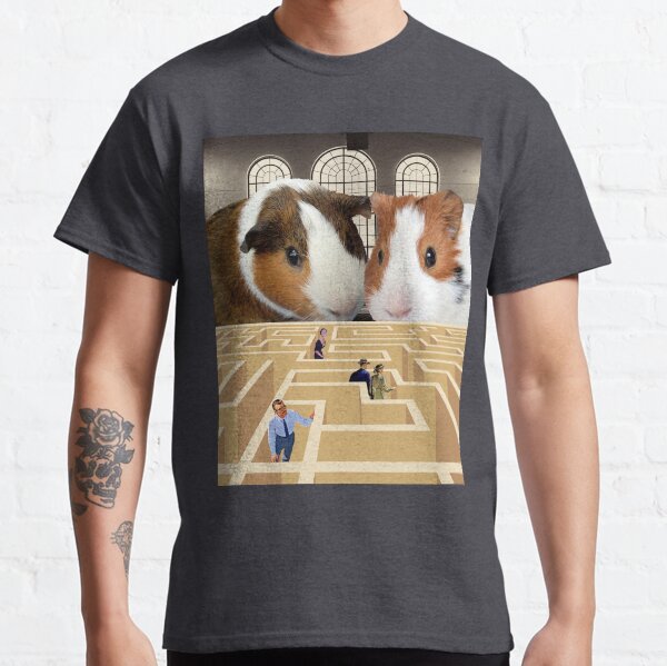 Absurd Guinea Pig Labyrinth – Retro Style Classic T-Shirt