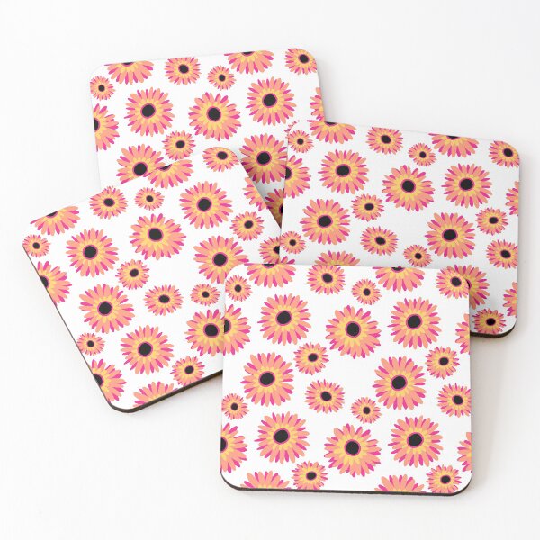 Item preview, Bright Orange Flowers Floral Pattern designed and sold by Harriet Linton.