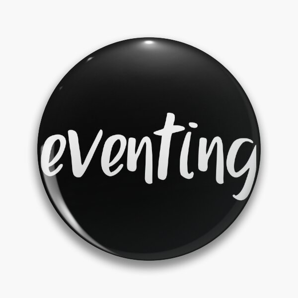 Item preview, eventing black equestrian text designed and sold by horseaddicted.