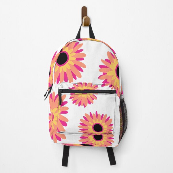 Item preview, Bright Orange Flowers Floral Pattern designed and sold by Harriet Linton.
