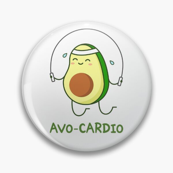 Item preview, Avo-cardio. Avocado exercise. Jump Rope Work Out.  designed and sold by TashaVector.
