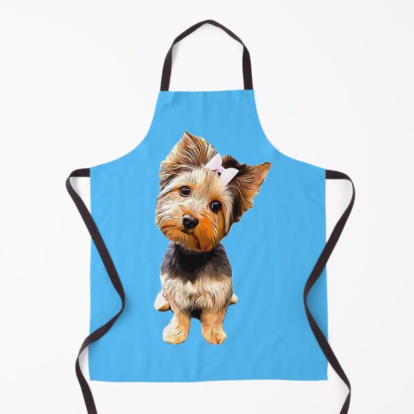 Item preview, Yorkshire Terrier Cute Yorkie with a bow! designed and sold by ElegantCat.