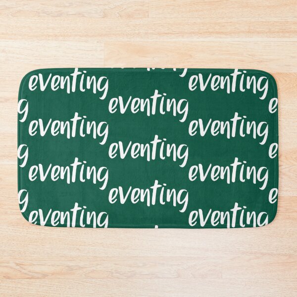 Item preview, eventing black equestrian text designed and sold by horseaddicted.