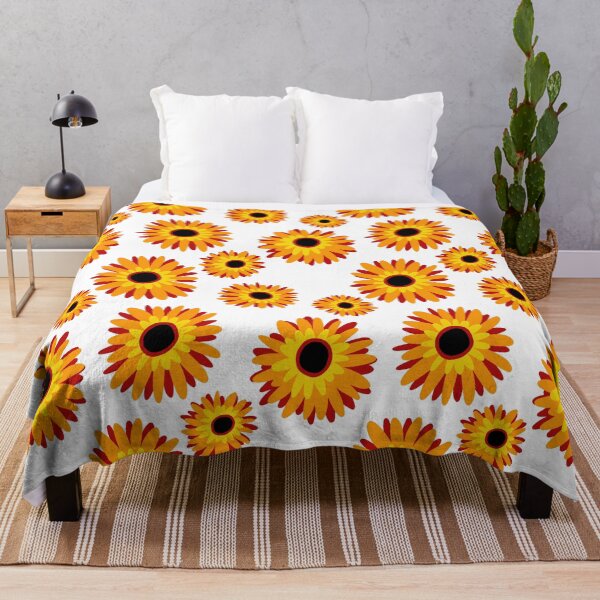 Item preview, Bright Yellow Flowers Floral Pattern designed and sold by Harriet Linton.