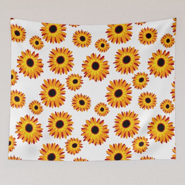 Item preview, Bright Yellow Flowers Floral Pattern designed and sold by Harriet Linton.