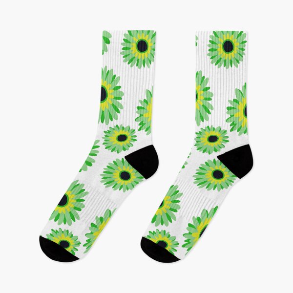 Item preview, Bright Green Flowers Floral Pattern designed and sold by Harriet Linton.