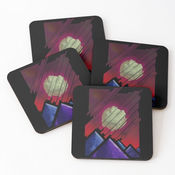 Item preview, Abstract Mountain and Moon designed and sold by dabones.