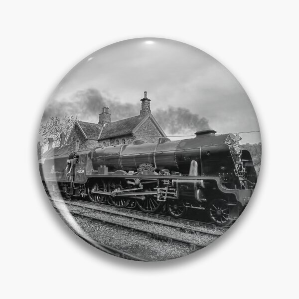 Item preview, 46100 Royal Scot  - Black and White designed and sold by Steve H Clark.