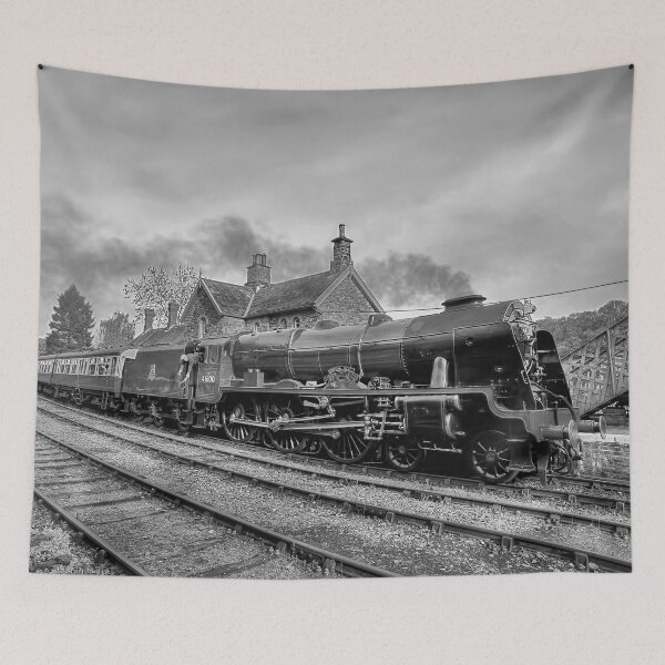 Item preview, 46100 Royal Scot  - Black and White designed and sold by Steve H Clark.