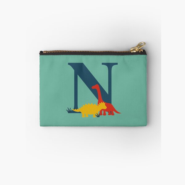Aperçu de l'œuvre Dinosaures - Nom N personnalisé, initiale, monogramme créée et vendue par CocoandDaisy.