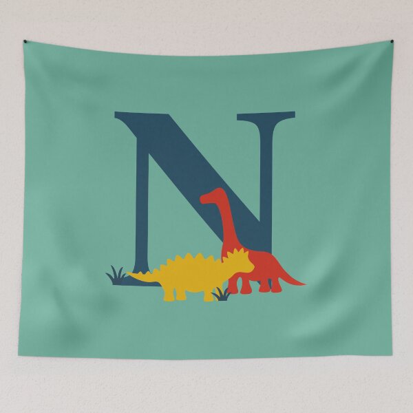 Item preview, Dinosaurs - Personalised N Name, Initial, Monogram designed and sold by CocoandDaisy.
