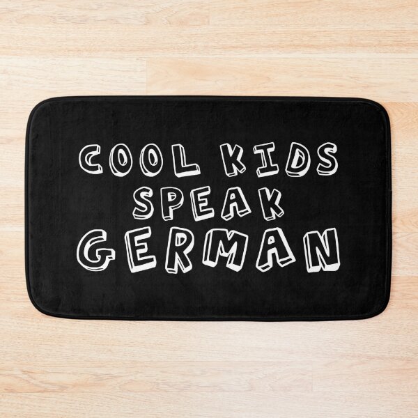 Item preview, COOL KIDS SPEAK GERMAN Language Quote  designed and sold by a-little-ink.