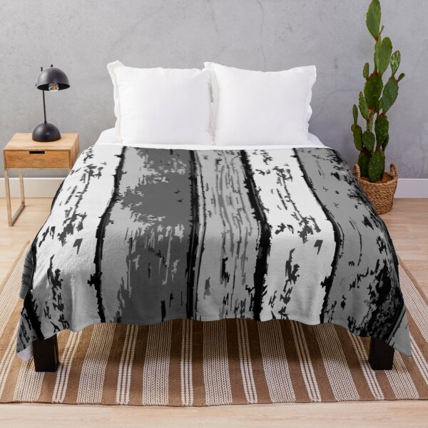 Item preview, Vertical Vintage Wooden Stripes Patterns in Grey designed and sold by ShopieHome.