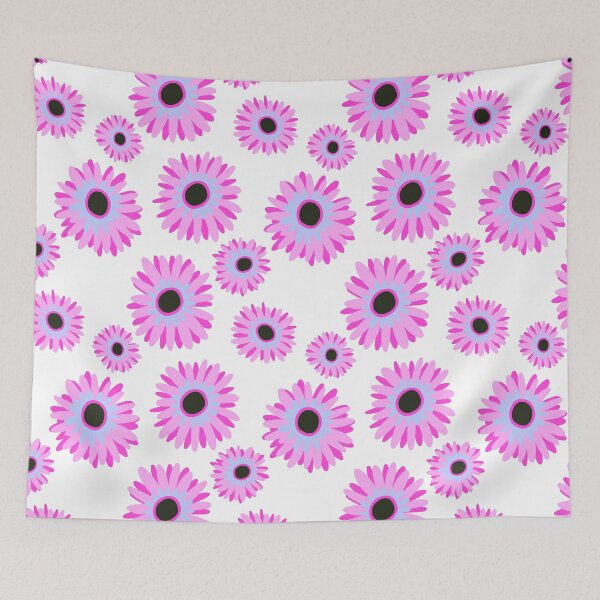 Item preview, Bright Pink Flowers Floral Pattern designed and sold by Harriet Linton.