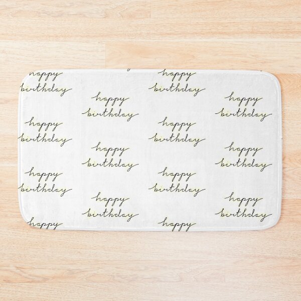 Item preview, Yellow Happy Birthday  designed and sold by -crafty-cat-.