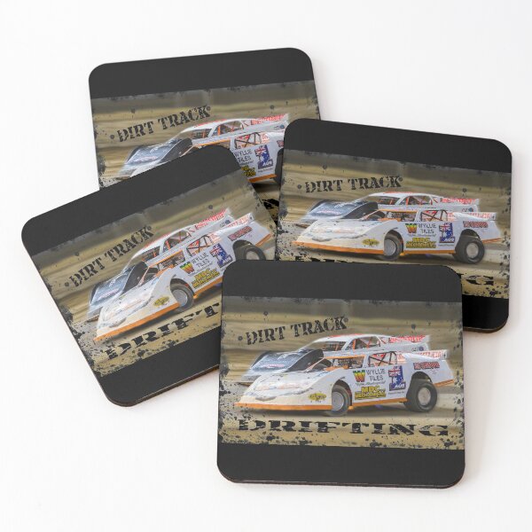 Item preview, Dirt track drifting! Late models crossed with Sprintcars go side by side... designed and sold by shaynetwright.