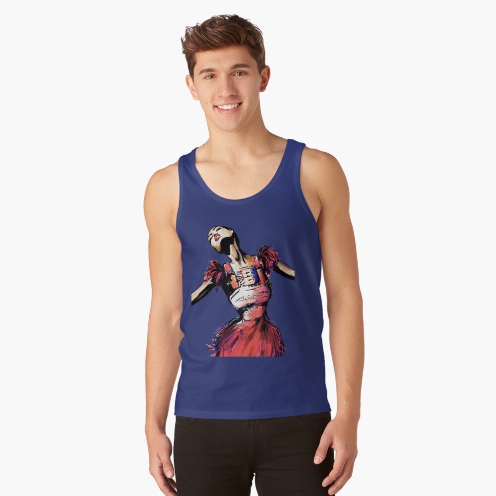 Vista previa del artículo con la obra «Camiseta de tirantes», diseñado y vendido por CovoStudio.