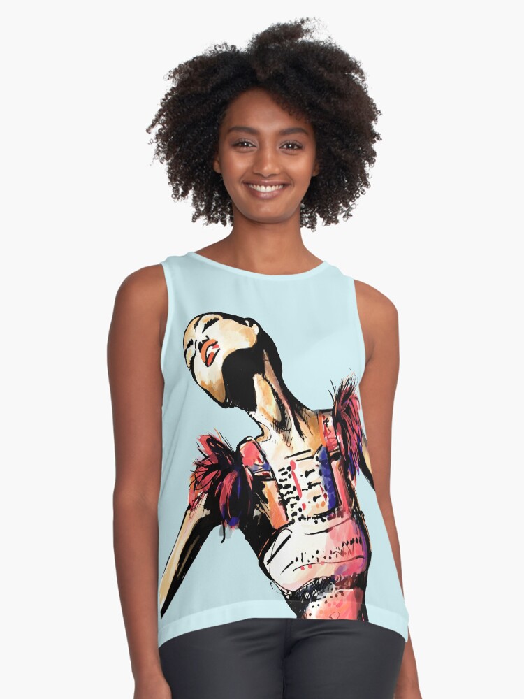 Vista previa del artículo con la obra «Blusa sin mangas», diseñado y vendido por CovoStudio.