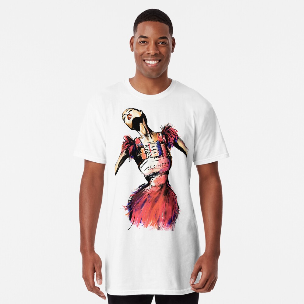 Vista previa del artículo con la obra «Camiseta larga», diseñado y vendido por CovoStudio.