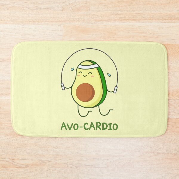 Item preview, Avocado pun. Avo-cardio. Jump Rope Work Out.  designed and sold by TashaVector.