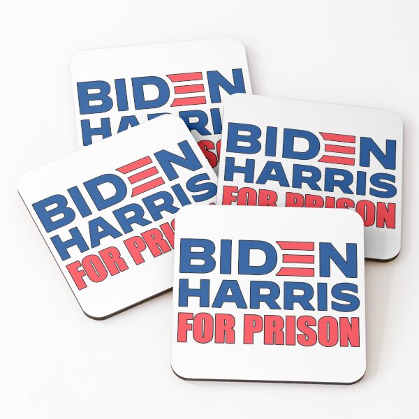 Item preview, Biden Harris For Prison - Anti Joe Biden (Black Outline) designed and sold by BattleMtnArmory.