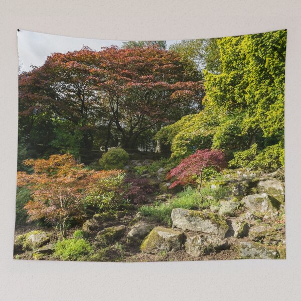 Item preview, Multicolored Hillside - Foliage Melange in Reds and Greens designed and sold by Georgia Mizuleva.