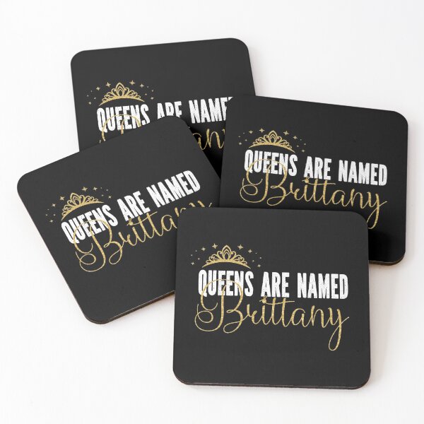 Item preview, Queens Are Named Brittany Personalized First Name Girl print designed and sold by Grabitees.