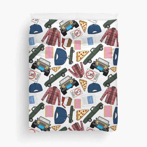 Item preview, Luke Lorelai Fan Pattern Icons All Over Print White Pack designed and sold by Sunny Collections.