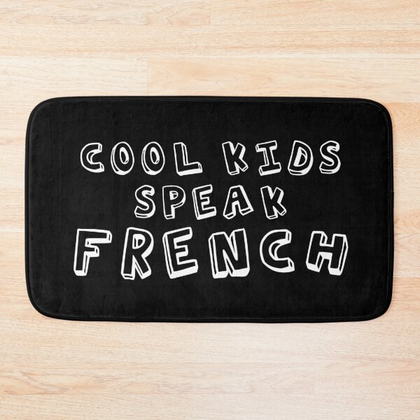 Item preview, COOL KIDS SPEAK FRENCH Language Quote  designed and sold by a-little-ink.