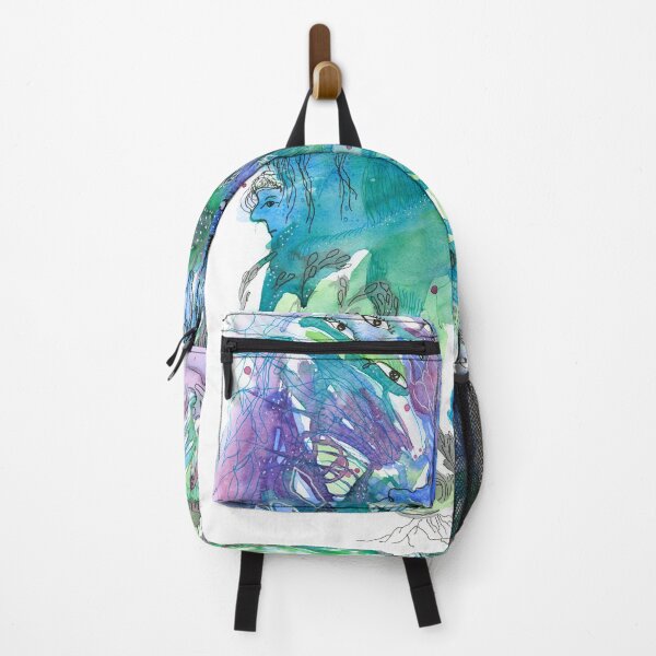Item preview, The aquatic forest - fanciful watercolor designed and sold by Audrey Denis.