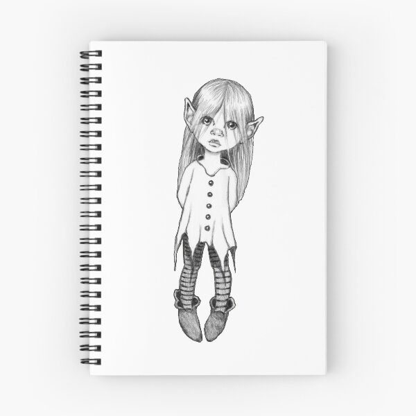 Item preview, Pixie Elf Girl in Pencil Fantasy Art designed and sold by JoyfulWhimsy.